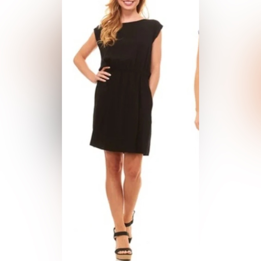 NWT Black Casual Midi Dress - M